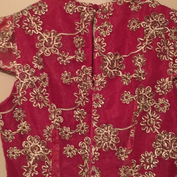 COPY - Special Occasion Dress Embellished w/Ribbon - Picture 6 of 8